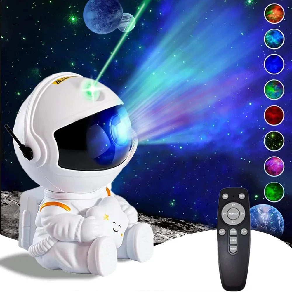 Astronaut Galaxy Star Projector Night Light