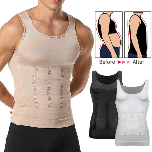 Men's slimming shapewear vest