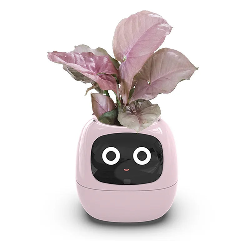 Ivy PlantaLux Intelligent Pot Endless Fun Over 49 Rich Expressions 7 Smart Sensors And AI Chips Make Raising Plants Easy And Fun