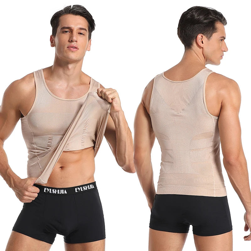 Men's slimming shapewear vest