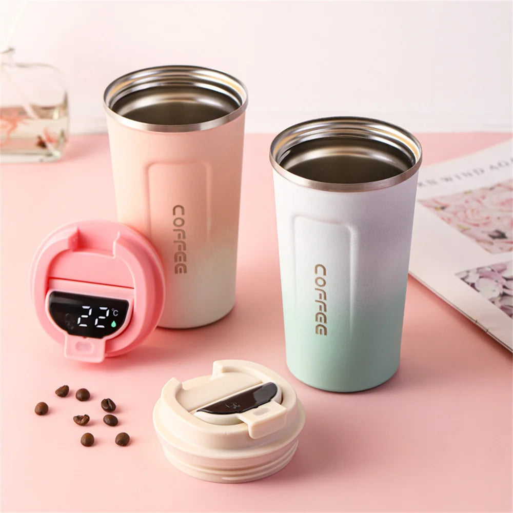 Smart Thermos Cup with LED Temperature Display